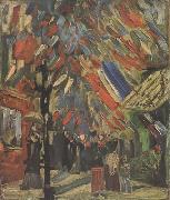 Vincent Van Gogh The Fourteenth of July Celebration in Paris (nn04) USA oil painting reproduction